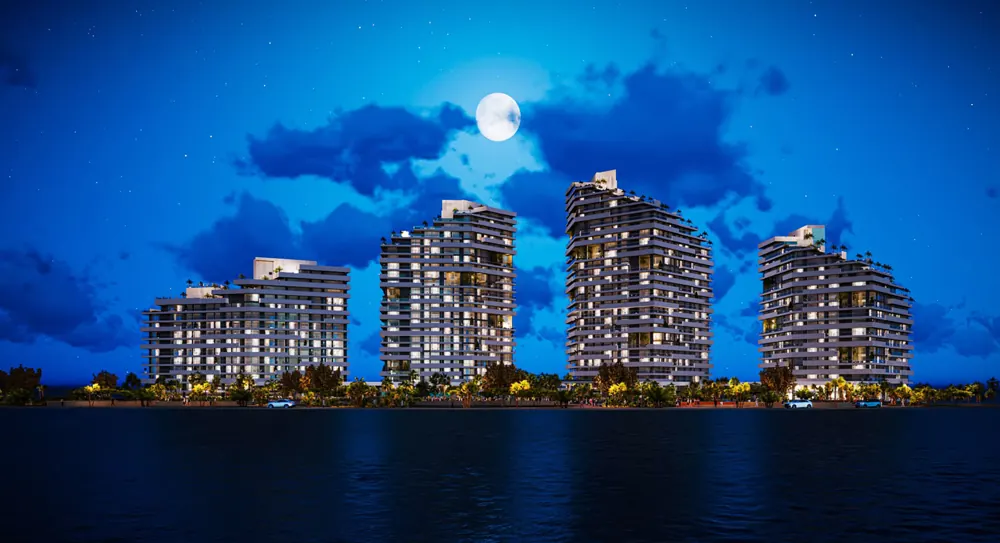 Querencia, Beachfront-Resortanlage, Visualisierung der Döveç Group