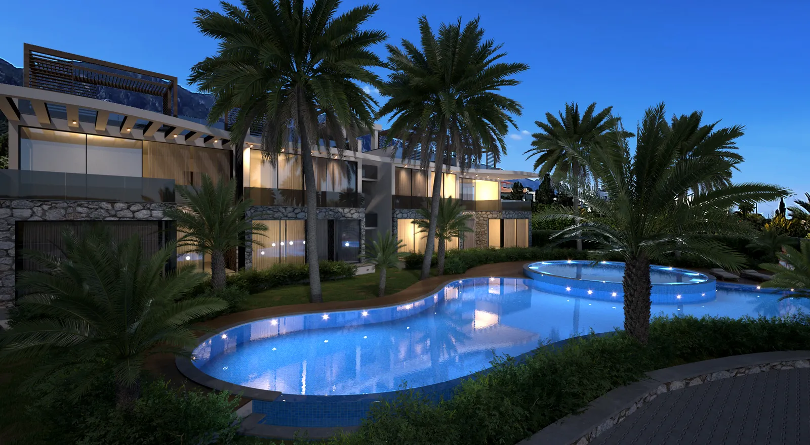 Kayım Group: Aelita - Garden Resort, Visualisierung des Bauträgers