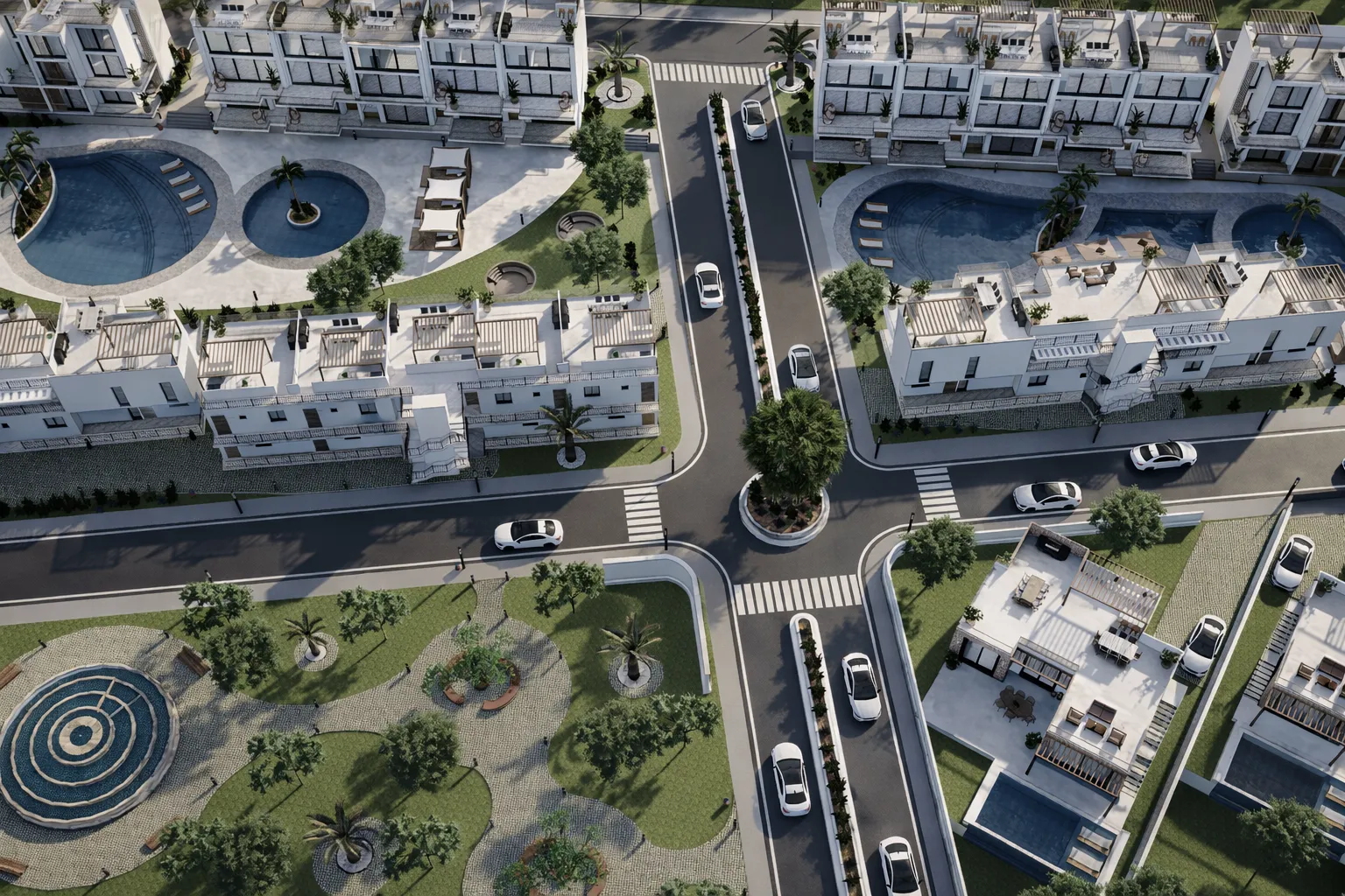 Skyland Esentepe in Esentepe, Visualisierung des Bauträgers Kayım Group