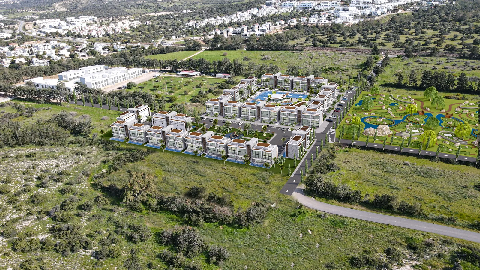 Kayım Group: Golf Resort Phase 1 & 2, Visualisierung des Bauträgers