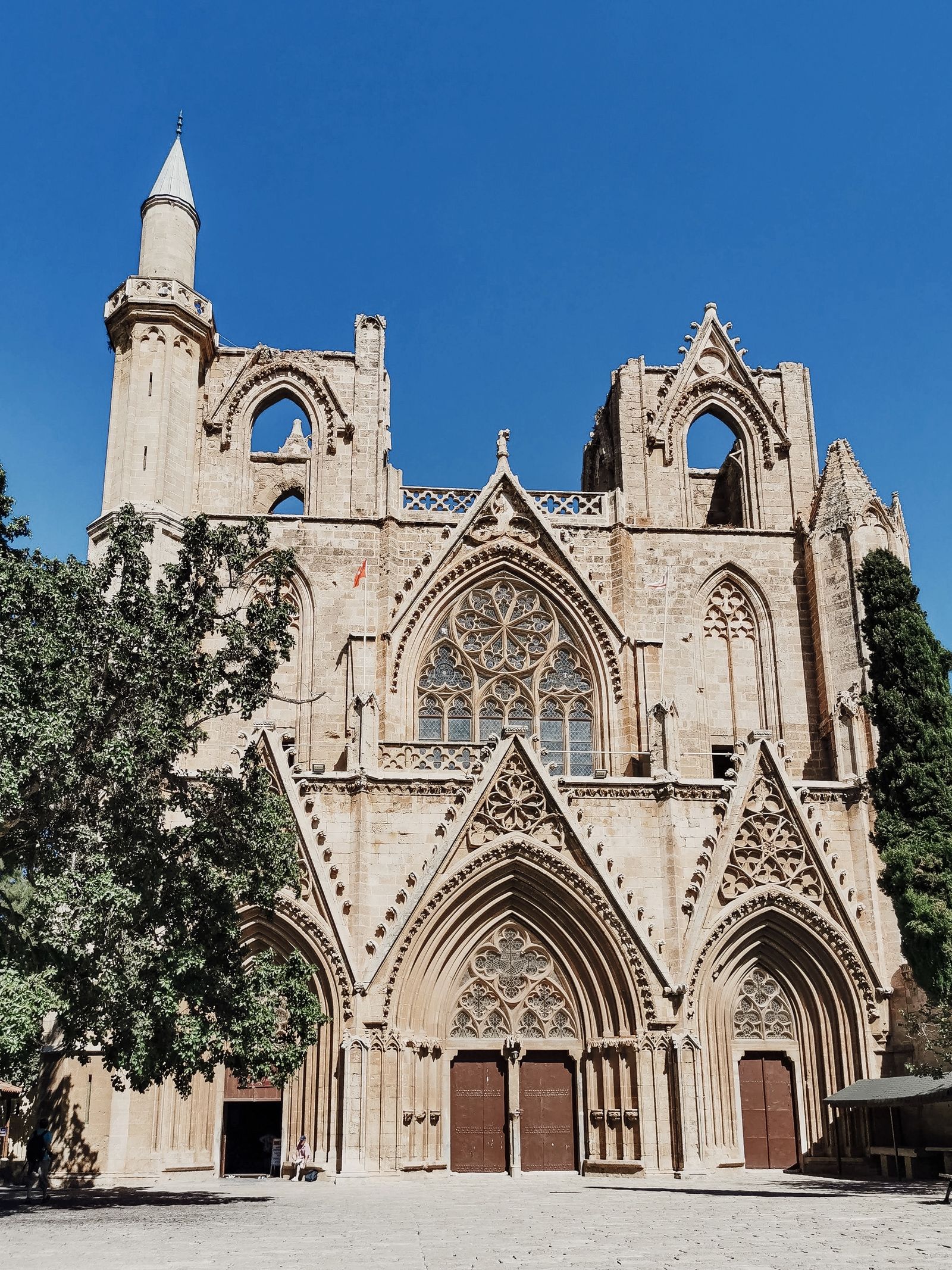 Lala-Mustafa-Pascha-Moschee in der Altstadt von Famagusta (Gazimağusa)