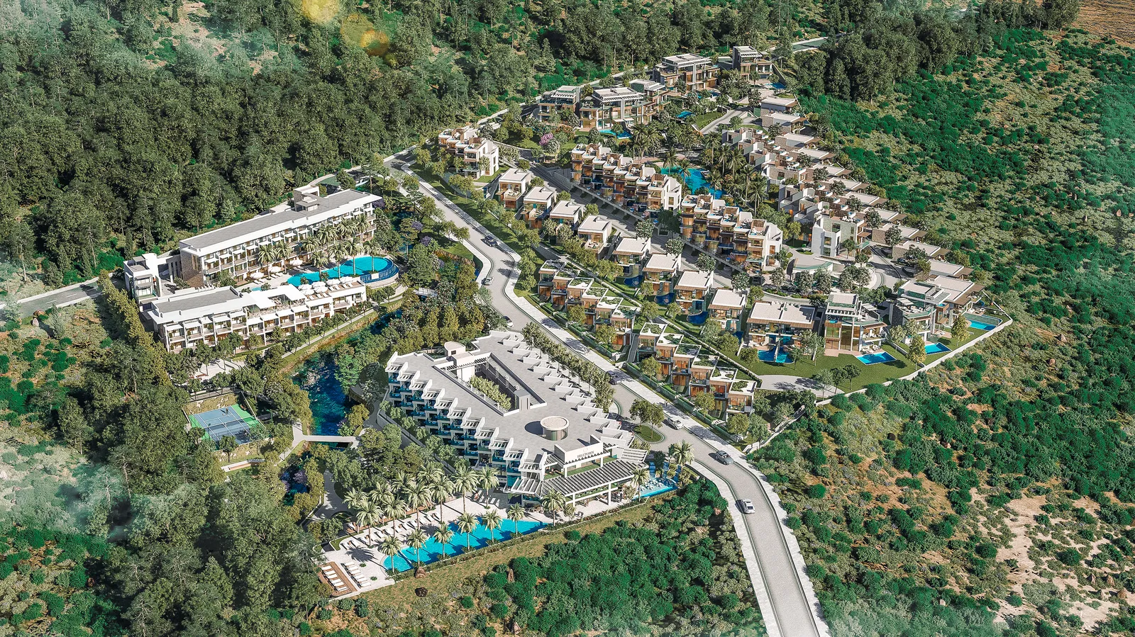 Toros Invest: Hilltown Resort, Visualisierung des Bauträgers