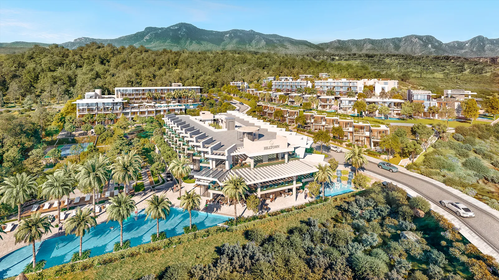 Toros Invest: Hilltown Resort, Visualisierung des Bauträgers